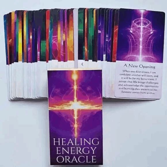 Healing Energy Oracle Cards, Chakra, Oracle Cards - Picture 1 of 11